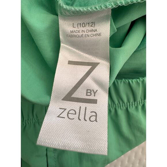 NEW Z By ZELLA Kids Green Elastic Waist Flat Front Jogger Pants Size L - Picture 4 of 5